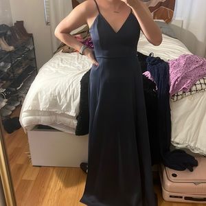 Navy blue dress